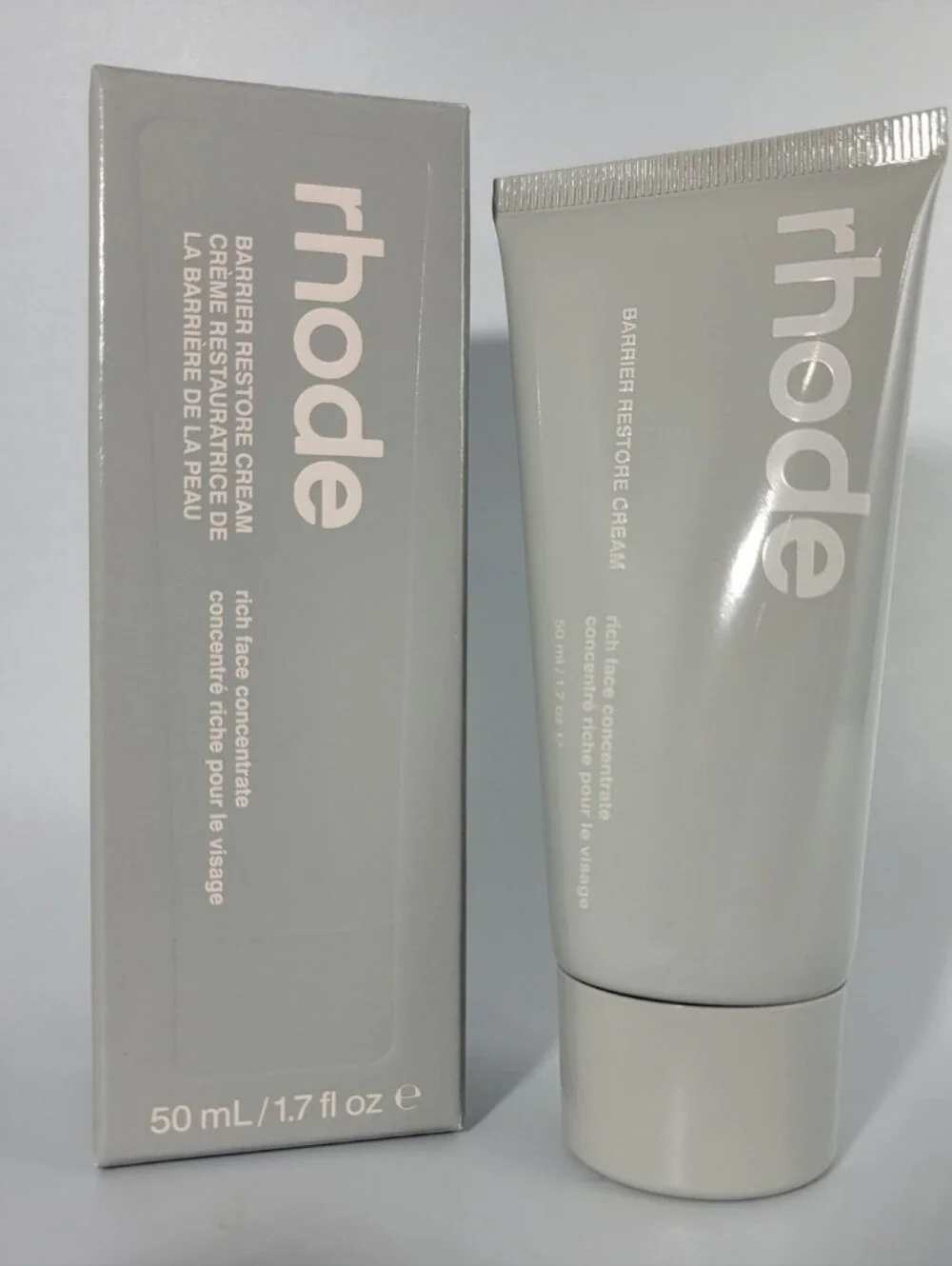 Rhode Barrier Restore Cream 50ML , 1.7 Oz New In Box Sealed Italy Hailey Bieber